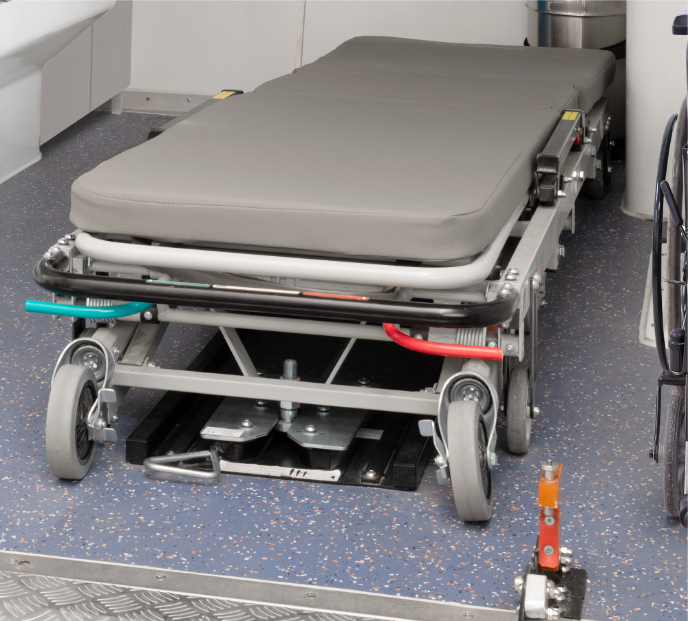Collapsible Stretcher cum Trolley